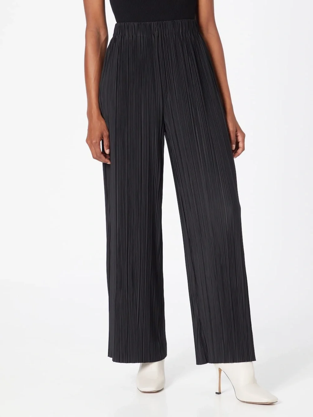 Samsoe Samsoe Wide leg UMA Pleated Trousers Loose Fit  Pants Black XS